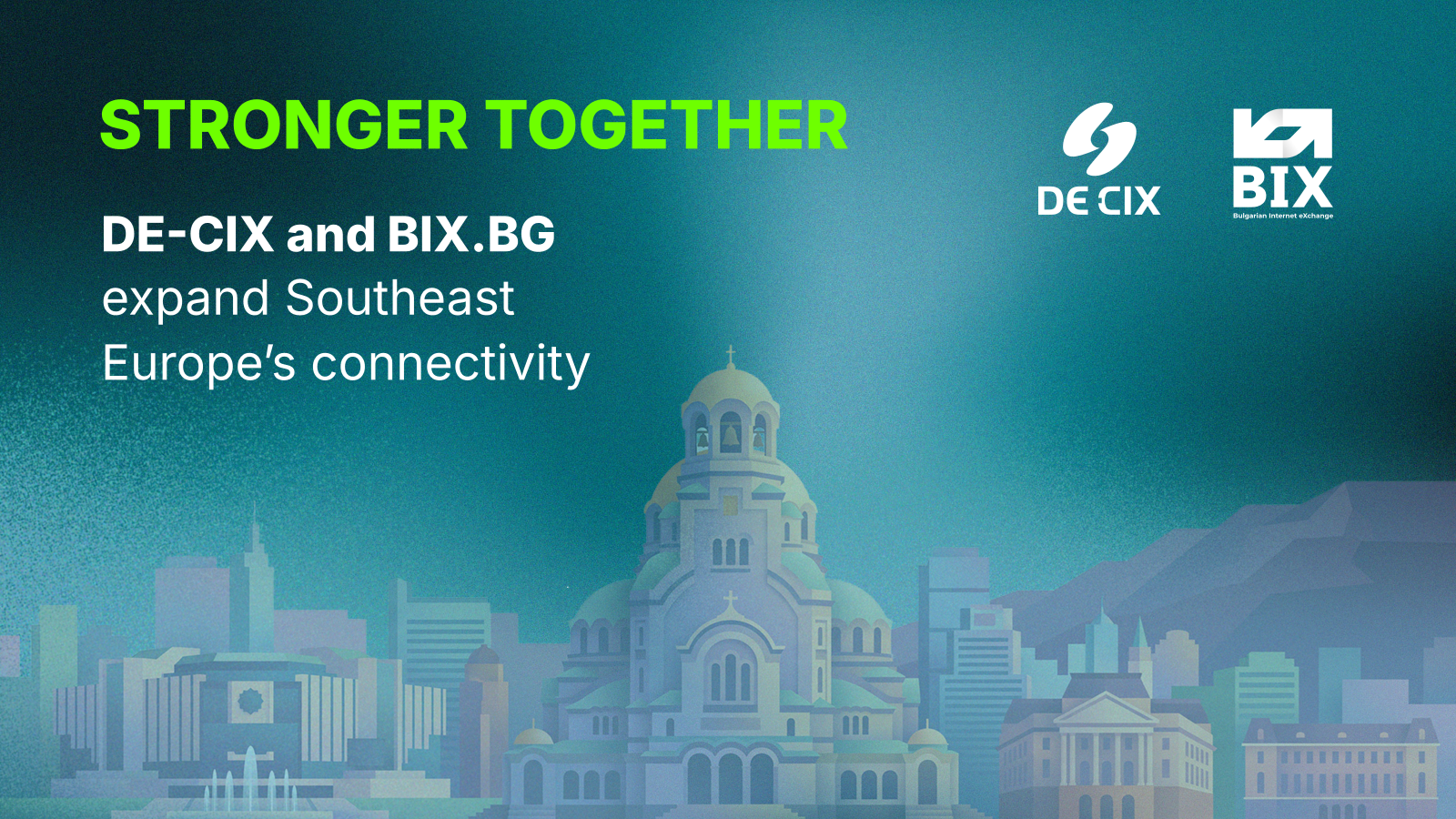 BIX.BG connects to DE-CIX’s global backbone logo